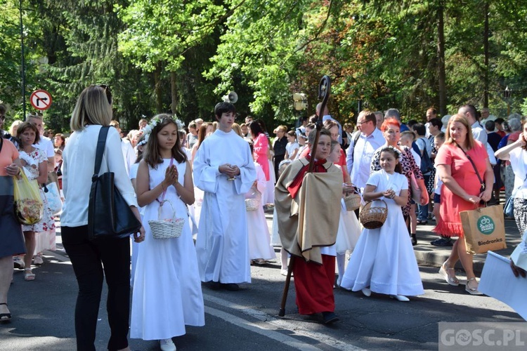 Procesja eucharystyczna w Zielonej Górze