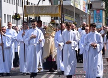 Procesja eucharystyczna w Zielonej Górze