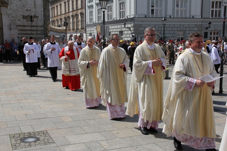 Centralna procesja Bożego Ciała w Krakowie