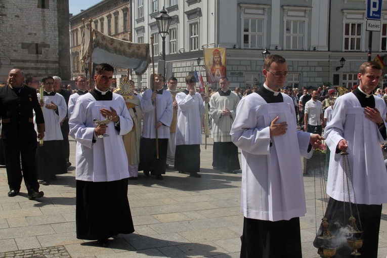 Centralna procesja Bożego Ciała w Krakowie