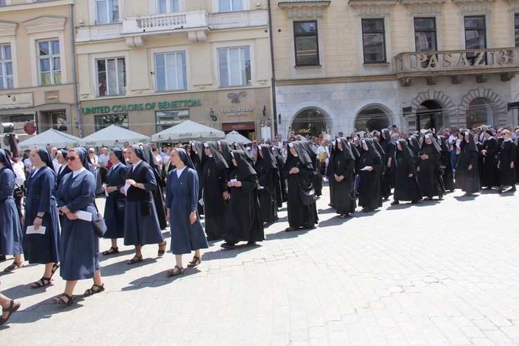 Centralna procesja Bożego Ciała w Krakowie