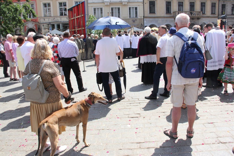 Centralna procesja Bożego Ciała w Krakowie