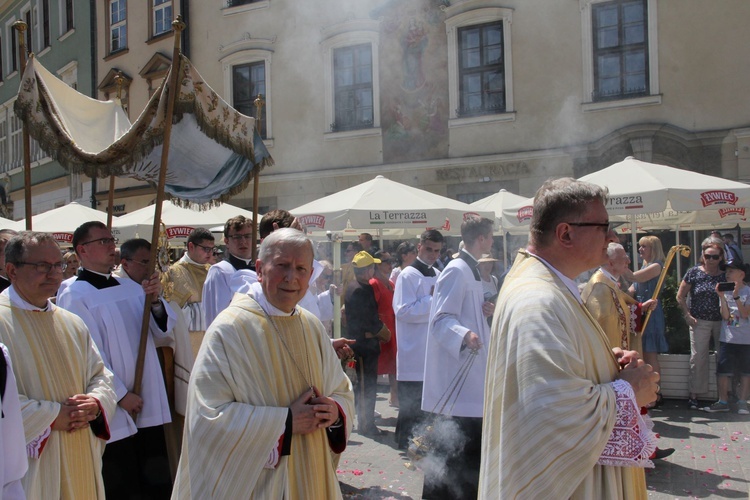 Centralna procesja Bożego Ciała w Krakowie