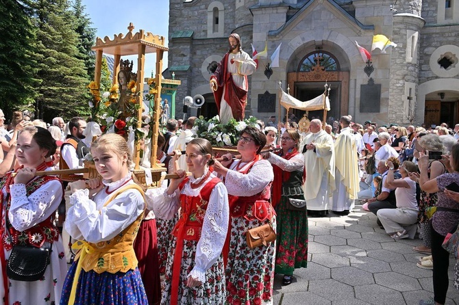 Procesja Bożego Ciała w Zakopanem