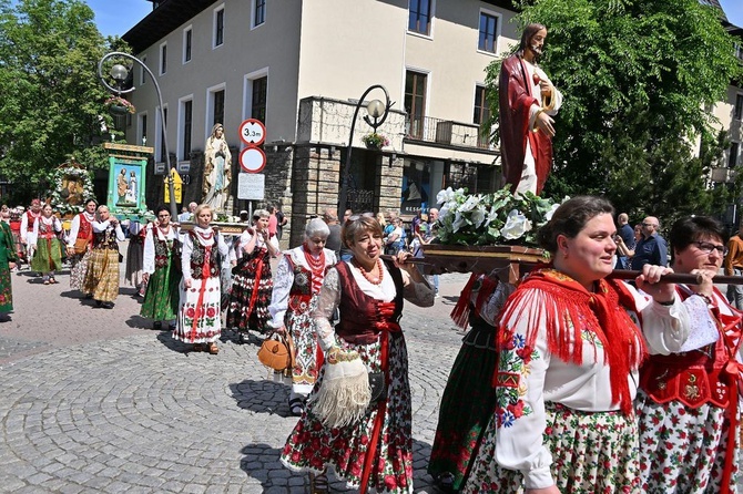 Procesja Bożego Ciała w Zakopanem