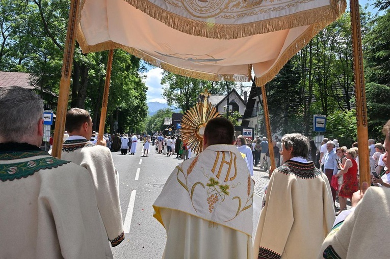 Procesja Bożego Ciała w Zakopanem