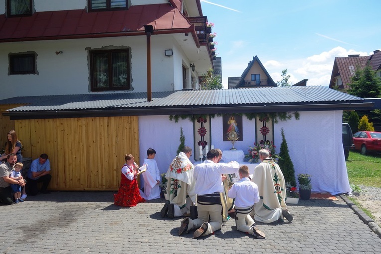 Procesja Bożego Ciała w Kościelisku
