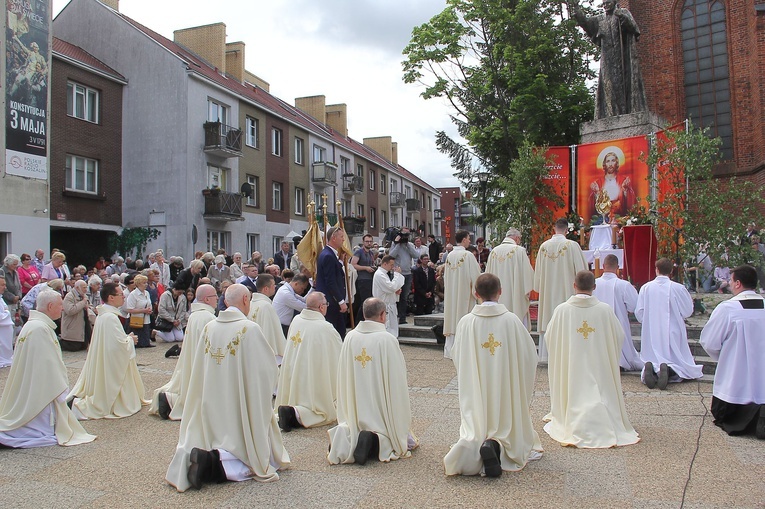 Procesja Bożego Ciała w Koszalinie