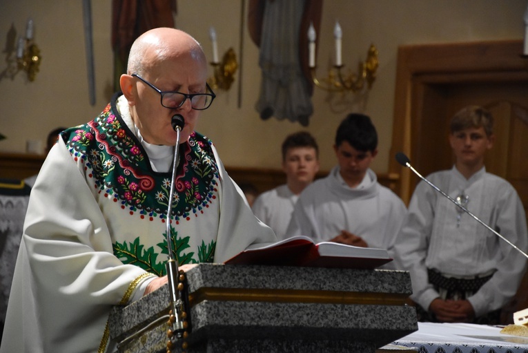 Procesja Bożego Ciała w Miętustwie