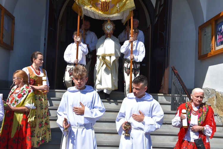 Procesja Bożego Ciała w Miętustwie