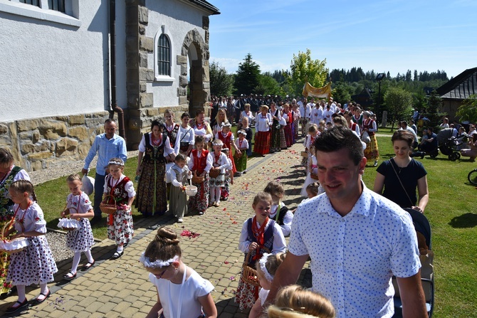 Procesja Bożego Ciała w Miętustwie