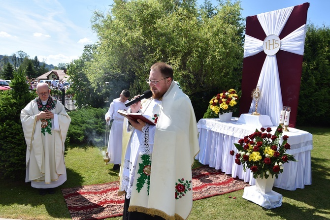 Procesja Bożego Ciała w Miętustwie