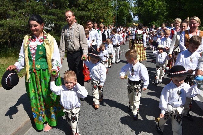 Procesja Bożego Ciała w Miętustwie