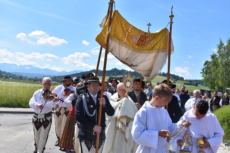 Procesja Bożego Ciała w Miętustwie