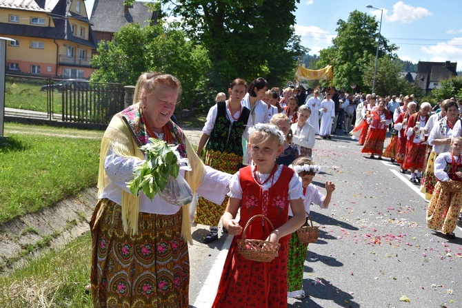 Procesja Bożego Ciała w Miętustwie