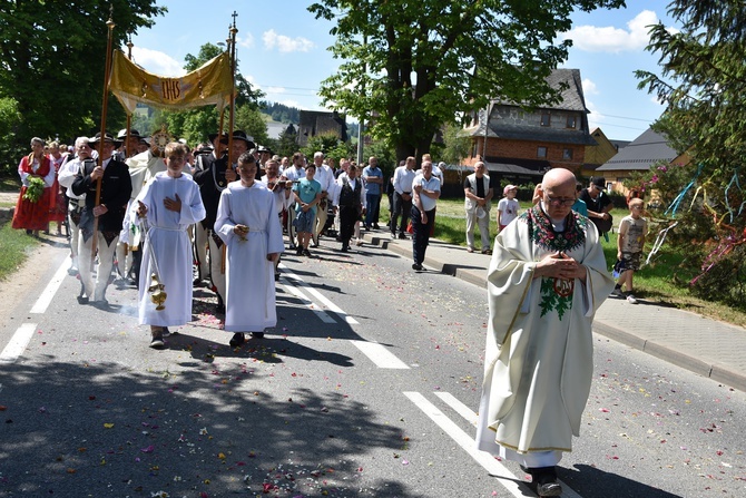 Procesja Bożego Ciała w Miętustwie