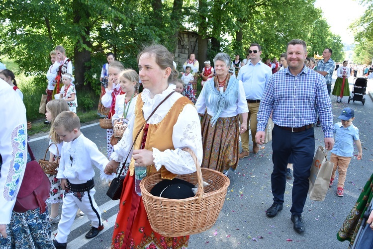 Procesja Bożego Ciała w Miętustwie