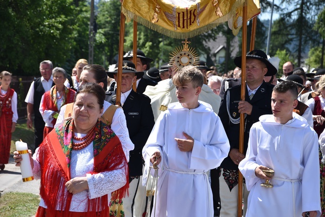 Procesja Bożego Ciała w Miętustwie