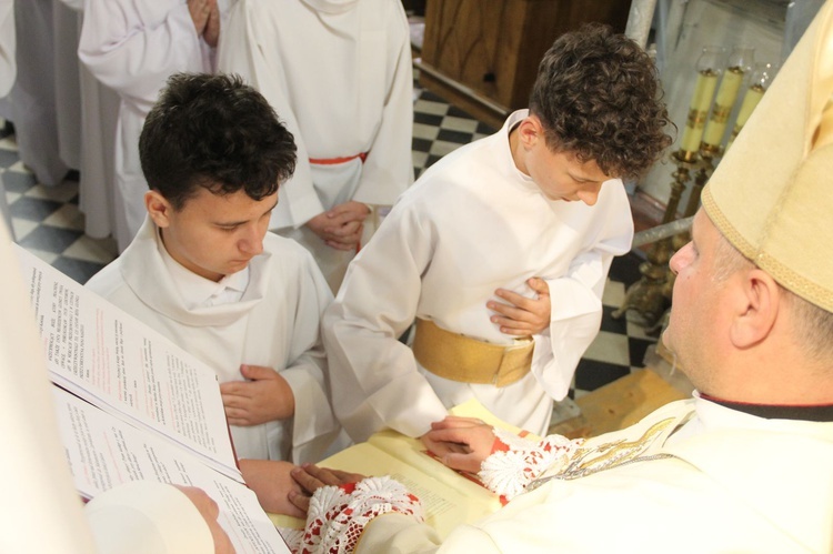 Ujanowice. Błogosławieństwo nowych lektorów