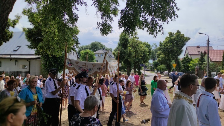 Procesja Bożego Ciała w Brzeziej Łące