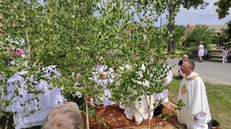 Procesja Bożego Ciała w Brzeziej Łące