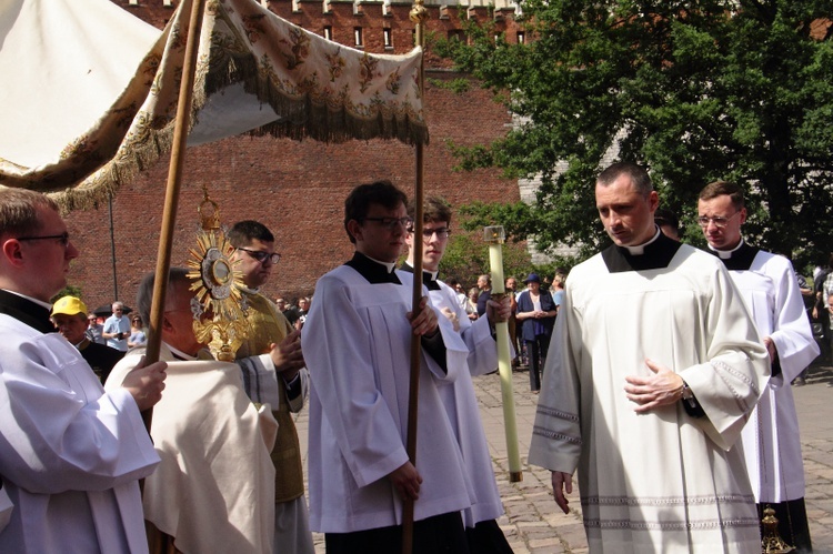 Procesja Bożego Ciała w Krakowie 2022