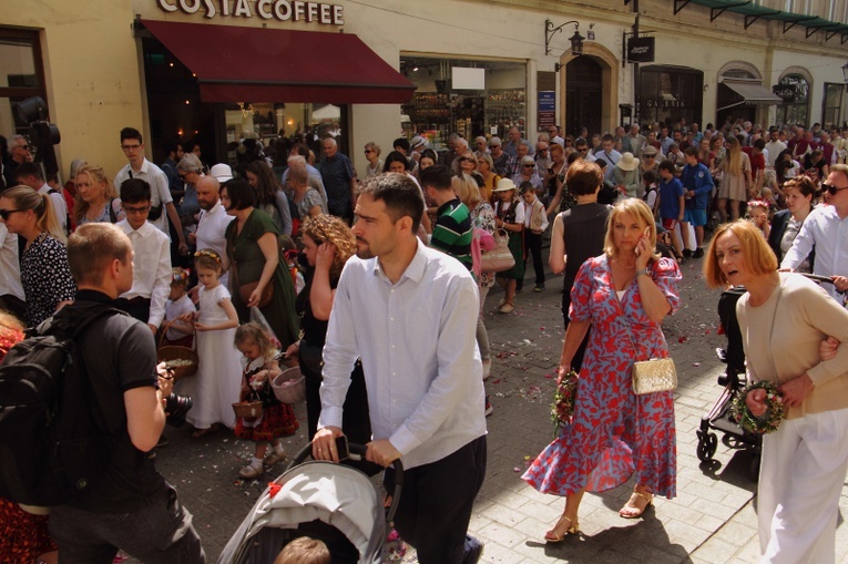 Procesja Bożego Ciała w Krakowie 2022