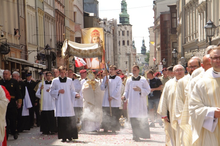 Procesja Bożego Ciała w Krakowie 2022