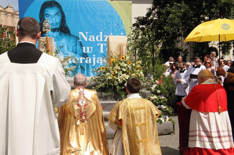 Procesja Bożego Ciała w Krakowie 2022