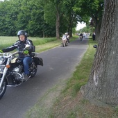Motocyklowa procesja w Bąkowicach