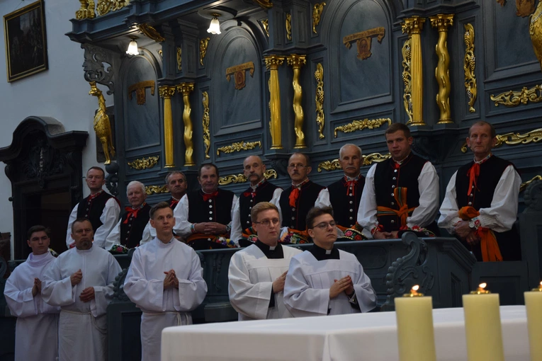 Boże Ciało w Łowiczu. Eucharystia.