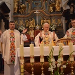 Boże Ciało w Łowiczu. Eucharystia.