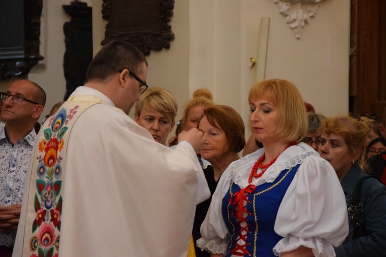 Boże Ciało w Łowiczu. Eucharystia.