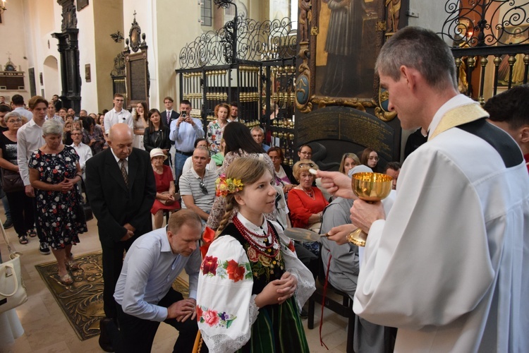 Boże Ciało w Łowiczu. Eucharystia.