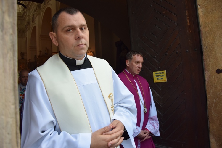 Boże Ciało w Łowiczu. Eucharystia.