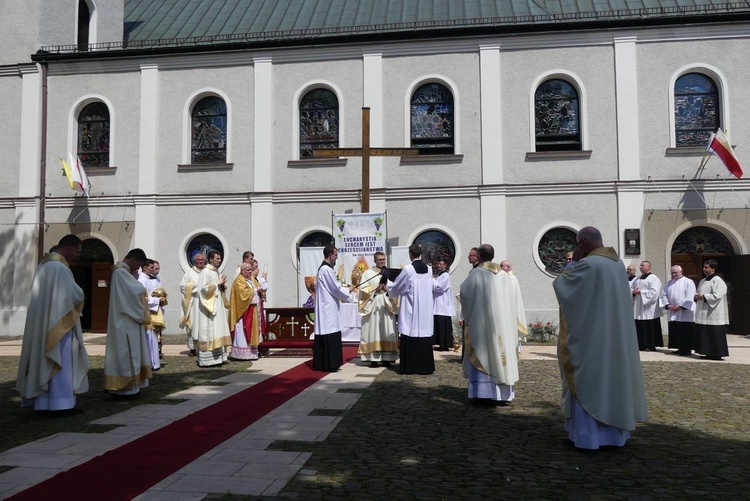 Procesja Bożego Ciała z katedry św. Mikołaja w Bielsku do Białej - 2022