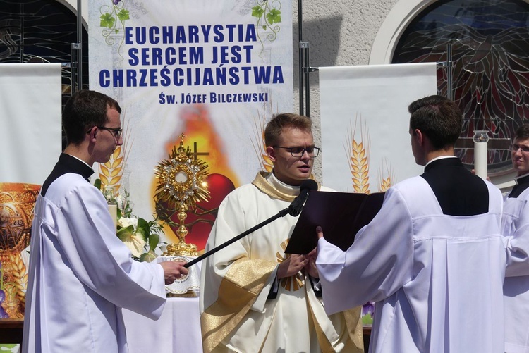 Procesja Bożego Ciała z katedry św. Mikołaja w Bielsku do Białej - 2022