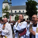 Boże Ciało w Łowiczu. Procesja.