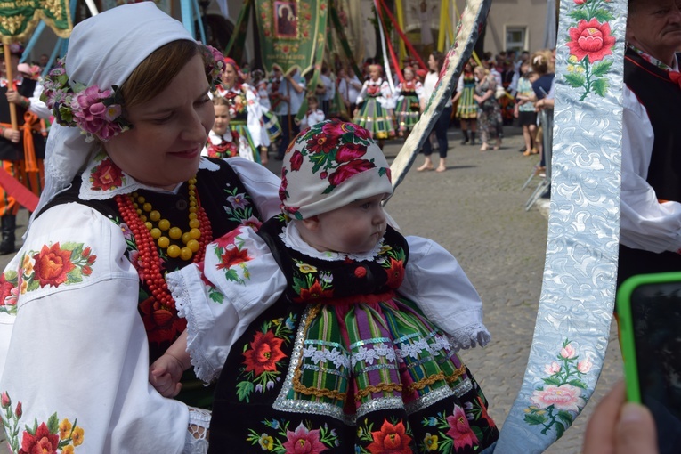 Boże Ciało w Łowiczu. Procesja.