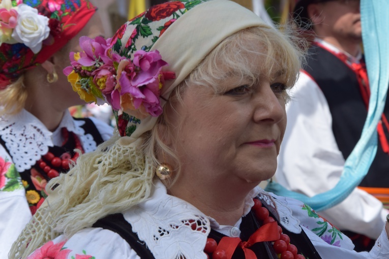 Boże Ciało w Łowiczu. Procesja.
