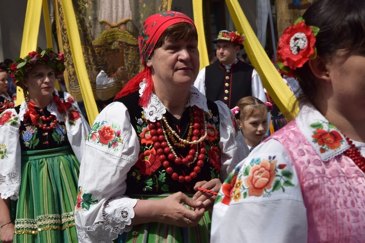 Boże Ciało w Łowiczu. Procesja.