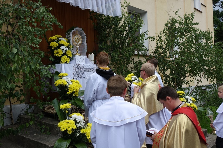 Boże Ciało u św. Barbary w Walimiu