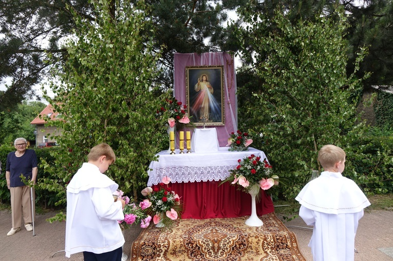 Boże Ciało u św. Barbary w Walimiu