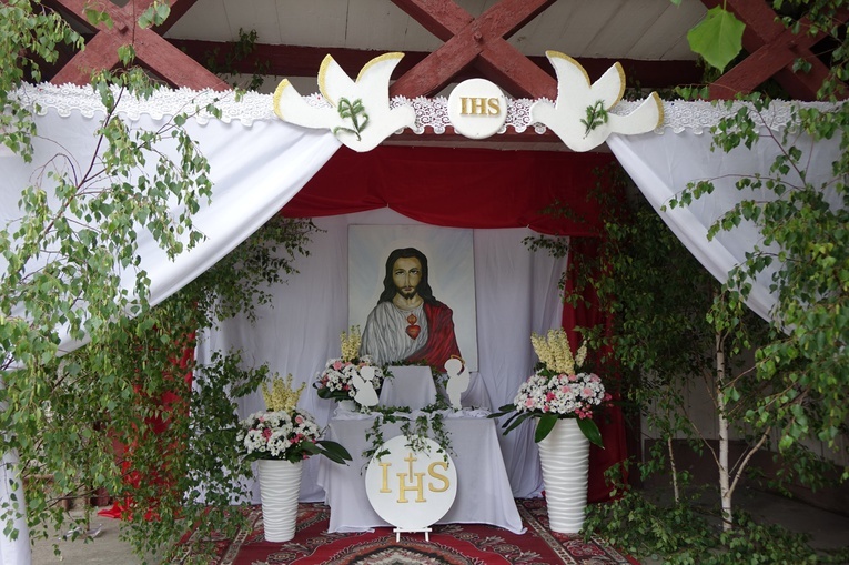 Boże Ciało u św. Barbary w Walimiu