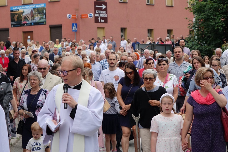 Boże Ciało u św. Barbary w Walimiu