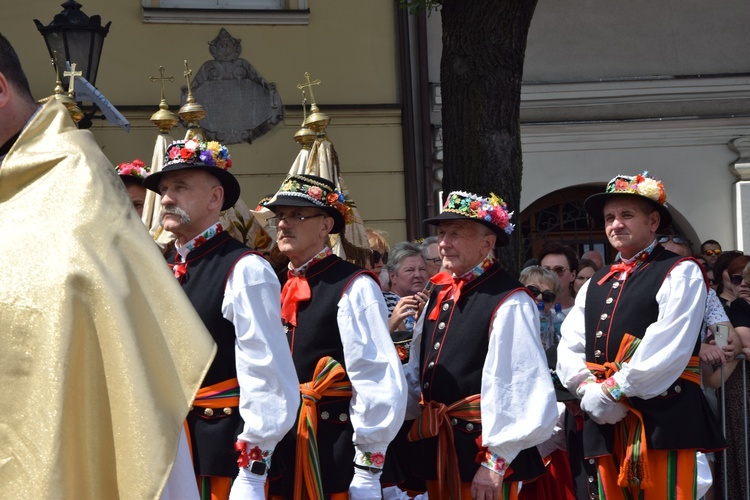 Boże Ciało w Łowiczu. Procesja.