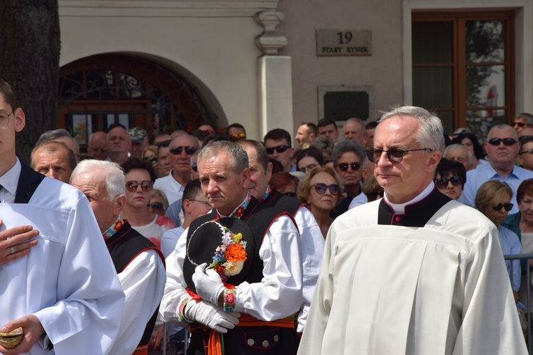 Boże Ciało w Łowiczu. Procesja.