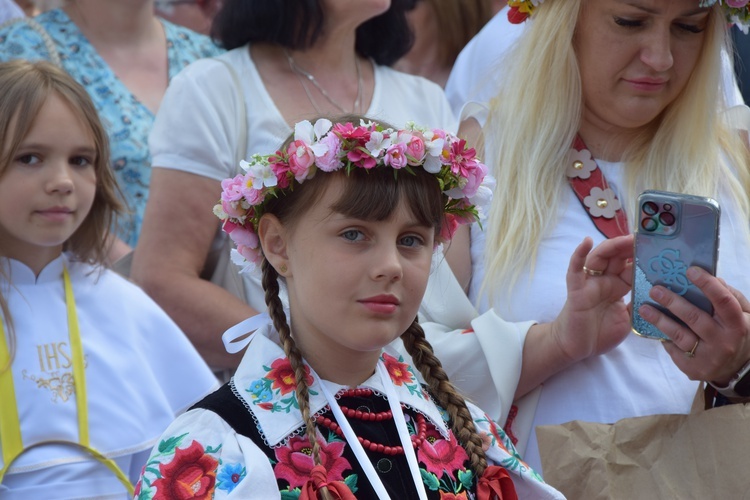 Boże Ciało w Łowiczu. Procesja.