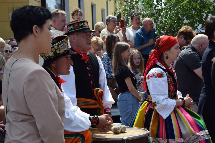 Boże Ciało w Łowiczu. Procesja.