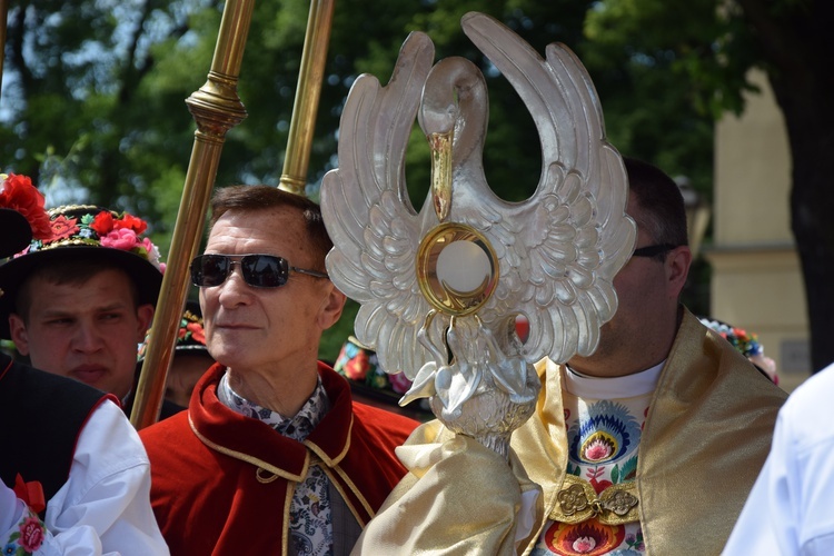 Boże Ciało w Łowiczu. Procesja.